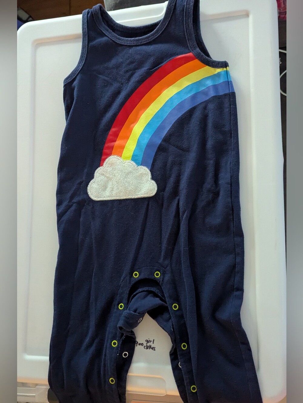 Cat & Jack 18 Month Rainbow Romper